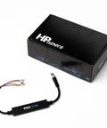 ProLink Plus Cable With Analog And CAN Bus Inputs For External Sensors next to HP Tuners box, designed for MPVI2 Plus and MPVI3 tools.