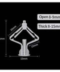 Butterfly wall anchor dimensions from 50 Piece Drywall Fasteners Kit With Zinc Plated Screws, Nylon Plugs, Butterfly Wall Anchors For Hollow Walls.