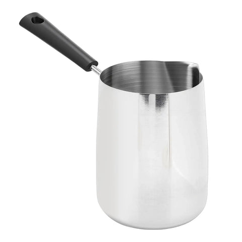 Turkish Coffee Pot 304 Stainless Steel Stovetop Warmer With Eagle Beak Spout For Heating Milk And Chocolate Induction, Gas, And Ceramic Compatible 350ml