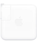 70W USB-C Power Adapter Go-To Charger For Laptops And USB-C Devices Ultra Compact Wall Charger For Home Office And Travel Fast PD Charging For MacBook Air Pro And Other USB-C Laptops, white Apple adapter front view