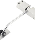 Automatic Door Closer No Brainer Self Closing for 180 Degree Openings Easy Install Adjustable Power Zinc Alloy Body
