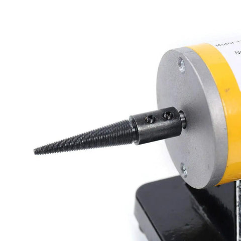 Close-up of Dual Wheel Buffing Rig With 200W Motor And Variable Speed Polisher From 2000 To 7000 RPM For Jewelry Metal DIY Projects part