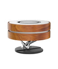 Wooden base of Bedside Lamp With 10W Wireless Charger And Bluetooth Speaker, Digital Clock, Stepless Dimming, Sleep Mode.