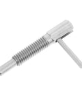 Heavy Duty Retractable Locking Pin Indexing Plunger Spring Loaded With Knurled Handle And L Shaped Mount for gear precision.