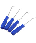 Four-piece tool set with blue handles for Silicone E61 Group Head Gasket 8mm For Espresso Machines 2 Piece Portafilter Gasket Replacement White Seal Kit