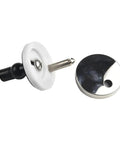 Two Pack Stainless Steel Toilet Seat Hinges Top Fix Replacement Kit With Easy Install For Bathroom Toilet Seats and Furniture