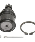 Built Hard Street Ready 12 Piece Full Front Suspension Bundle ball joint with securing clip and pin for vehicle repair.