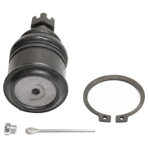 Built Hard Street Ready 12 Piece Full Front Suspension Bundle ball joint with securing clip and pin for vehicle repair.