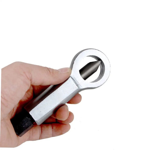Hand holding Heavy Duty Nut Separator Tool Kit With Nut Splitter, 12-16MM steel nut breaker, forged steel, high torque