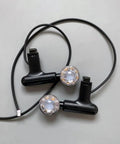 Brilliant Yellow LED Turn Signal Lights For 48V And 60V E Bikes Super Bright Daytime Running Warning Lamps For Serious Safety On Busy Streets, pair with wires