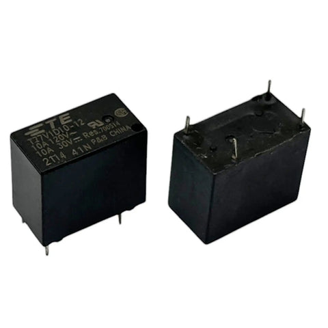 Four Pack General Purpose Relay Set 12V DC 10A SPST 4 Pin High Power Relay For DIY Projects Automotive And Home Automation TE