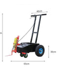 Striping Machine Floor Tape Applicator Workhorse For Factory And Warehouse Use, 840 ml steel line marker, 65x80x30 cm