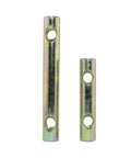 Barrel Nut Set Four Piece Slotted Nut Kit With Two Hole Cylindrical Cross Dowels, stainless steel, sizes 8x60mm and 8x82mm