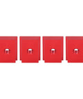 M6 Threaded Woodworking T Nut For 30 Series Aluminum Profiles Sliding Slot Nut For Table Saws And Benches Pro Grade Aluminum Red Finish