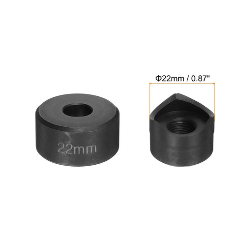 22mm Sheet Metal Punch Kit Heavy Duty Workhorse Bearing Steel Manual Knockout Punch with precise holes for metal plates and sinks