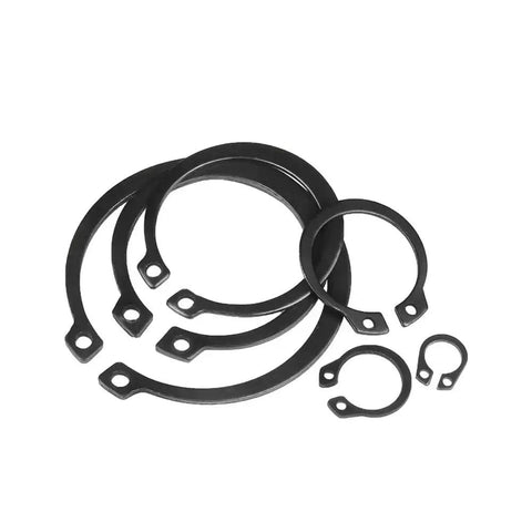 Grab A Sweet Deal On These Heavy Duty M6 To M150 Hole C Circlips Made From Tough 65 Manganese Steel For Your Next DIY Project And Home Repair Job With A Black Finish That Keeps Things Snapped Tight.