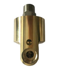 One Inch Rotating Brass Joint For High Pressure Hoses DN25 With Leak Proof Seal And 360 Degree Smooth Rotation Preventing Kinks Durable Connector For Reliable Quick Connect In Tough Work Environments, front view