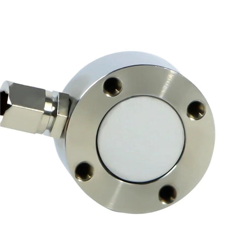 Tiny DYHW-120 Load Cell Sensor For Precision Weight And Force Measurement Testing Perfect For Miniature Robots And Delicate Touch Experiments Compact Design Ensures Accurate Gravity Data Collection, metal housing, side view.