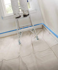 Heavy Duty Canvas Drop Cloth 4 Ft By 12 Ft Tan Protect Floors From Paint Spills In Hallways And Narrow Spaces Washable