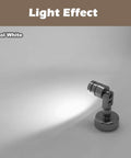 Battery Powered Tiny LED Spotlights 4 Pack With Magnetic Base For Artwork Displays Jewelry Showcases No Wires Wireless Lighting