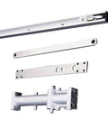 Components of Adjustable Home Door Closer System With Invisible Hydraulic Soft Close For Doors, Quiet Self Closing Door Hardware