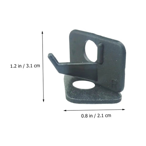 Close-up of Self Adhesive Arrow Rest For Recurve Bow Right Hand 8 Pack, showing dimensions and durable material