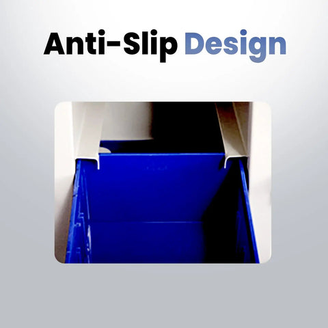 Anti-slip design of Heavy-Duty 100 Drawer Nut And Bolt Organizer With 8x4x2 Inch Drawers, 26x9x46 Inch Bolt Bin Storage for garage