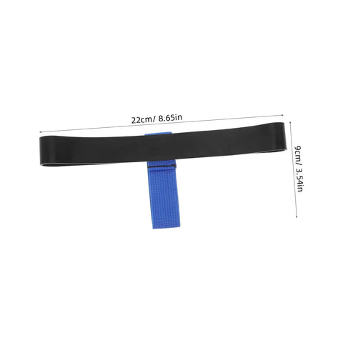 Durable Scuba Tank Band Strap For Securely Fastening Dive Gear Neoprene Cylinder Band with blue loop, 22cm x 9cm