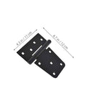 Beefy Heavy Duty Shed Hinges For Barn Doors And Fence Gates shown with dimensions 4.3 x 4.7 inches