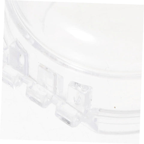 Close-up of transparent Kid Proof Gas Stove Knob Safety Covers Easy Install Multi Function Appliance Guard For Induction Ovens