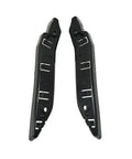 Front Bumper Bracket Retainers Left And Right Pair Top Shelf Quality Fits Like A Glove For Tesla Model Y 2020 Through 2023 heavy duty plastic brackets.