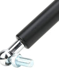 Heavy Duty Gas Strut With Ball Joint Lift Support 300N For Equipment Flip Lids 280mm Center Distance 100mm Stroke Durable Gas Spring Hydraulic Lift For Lids Cabinets Hatches chrome ball joint and mounting bolt