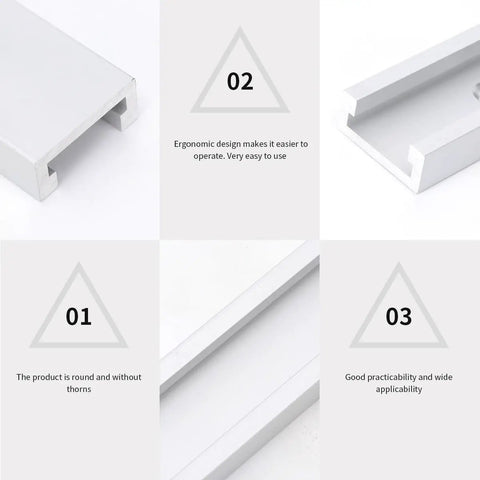 300mm T Shaped Rail Clamp With Iron Slot Holder Clip For Easy Rock Solid T Slot Track Mounting In Woodworking And Machine Setups For Precise Alignment And Smooth Operation, white aluminum rail detail