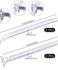 Heavy Duty Bottom Mount Drawer Slides For Furniture, 12 Inch White Steel Cabinet Tracks with dimension markings and calipers.