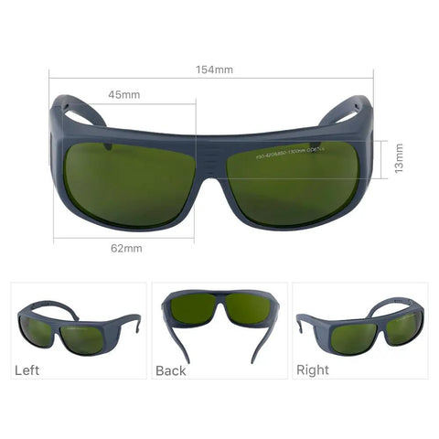 1064Nm Laser Safety Goggles For YAG DPSS Fiber Lasers 850 To 1300 Nm Coverage OD6 High No Nonsense Eye Protection With 30 Percent Visible Light Transmission CE Certified Protective Eyewear Style D For Precision Work And Safe Operation