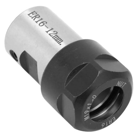 Collet Chuck Holder Kit For CNC Milling Lathe Set With ER16A Straight Shank Adapter, 12mm Spindle Clamp Bar, Hardened Steel Build