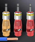 Heavy Duty Electric Wire Stripper That Clamps Right Onto Your Standard Hand Drill with adjustable settings for wire sizes 2.0 to 6.0 mm