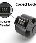 Code Lockout Door Knob Device Cover No Key Needed to Disable Doorknob From Outside Without Drilling, Temporary Bedroom Door Lock