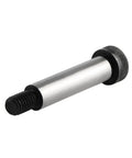 Two Pack Alloy Steel Shoulder Bolts With Half Inch Shoulder Diameter And Two Inch Length, Three Eighths UNC Thread, Hex Socket Head