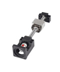 Kickass C7 Grade 20Mm SFU2010 Ballscrew Assembly Kit With Single Nut And Bearing Coupler Fits Nema23 Stepper Motor Precision Linear Rail System 1650Mm Length DIY 3D Printer And Custom Cnc Build Your Dream Machine Rig Project, ballscrew with coupler