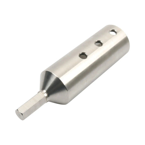 Beefy Heavy Duty Stainless Steel Trailer Hitch Adapter Link Fits One Inch Drive Shafts with Quick Install and Smooth Operation