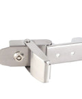 Heavy Duty Stainless Steel Spring Toggle Latch Clamp For Secure Cabinet Locking With Key Cylinder Option Compact Durable Design Perfect For Toolboxes And Storage Units, side view