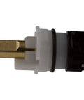 Pro Grade Universal RV Toilet Flush Valve Stem Replacement In Bright Chrome Finish showcasing steel construction for RV bathrooms.