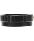 Side view of M35 To 1.25 Inch Focuser Adapter For Telescopes Aluminum Alloy Mount Adapter with textured grip and durable finish.