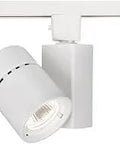 Exterminator II L Series LED Track Head With 3000K Flood Beam In White Finish, Energy Star Rated, Die Cast Aluminum, side view