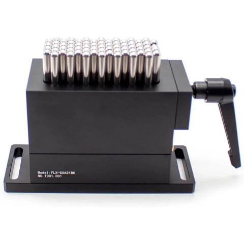 Flexible Claw Fixture Clamps With 67 Pin Adaptive Workholding Gripper 30 By 79mm Stainless Steel Build, side view