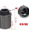 Rugged Steel Freewheel Hub Body For 8 9 10 11 Speed Cassettes Fits Novatec Hubs Rear Bike Replacement Part