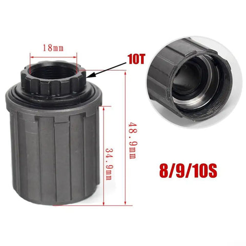 Rugged Steel Freewheel Hub Body For 8 9 10 11 Speed Cassettes Fits Novatec Hubs Rear Bike Replacement Part