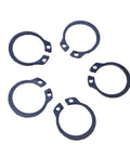 Zero Hassle Install 65Mn Steel Circlips For Shafts External Snap Rings, set of 5, durable steel for secure locking.