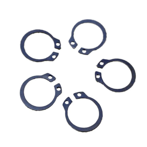 Zero Hassle Install 65Mn Steel Circlips For Shafts External Snap Rings, set of 5, durable steel for secure locking.